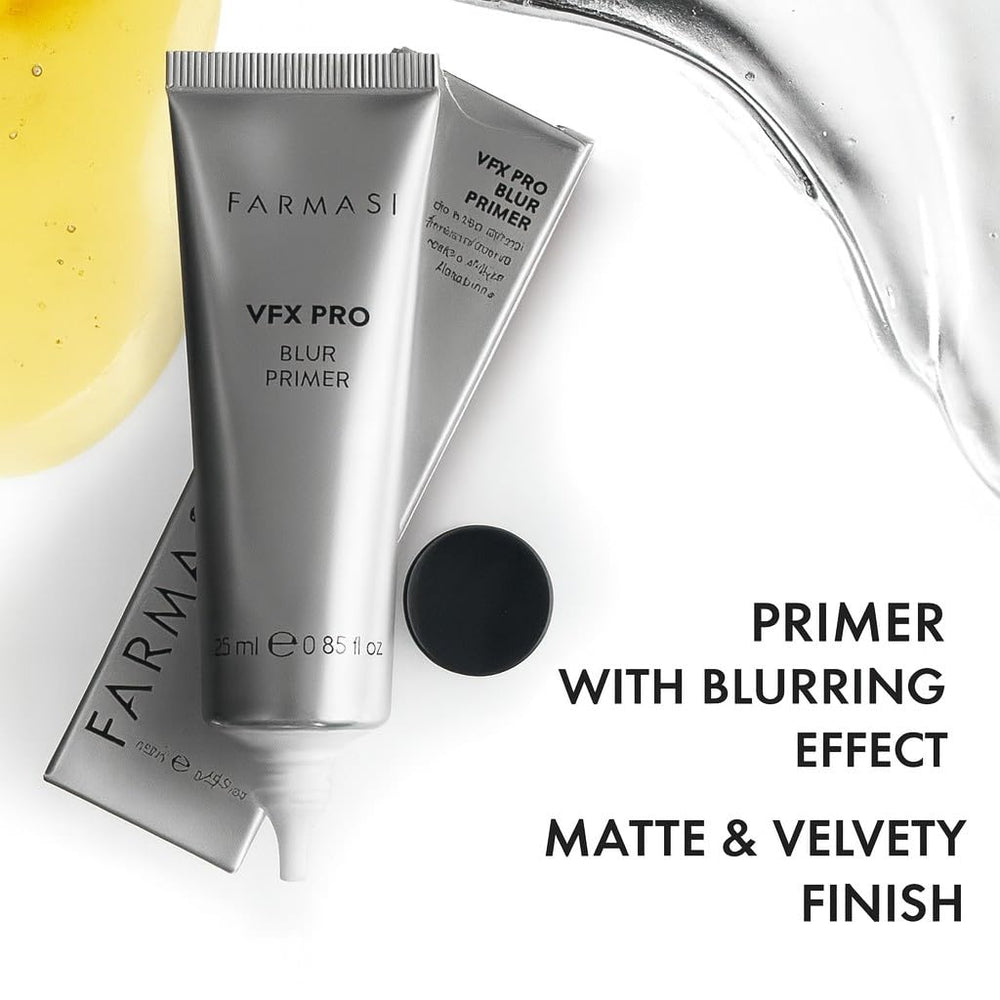 Farmasi VFX Pro primer teinte harmonisée, peau uniforme.