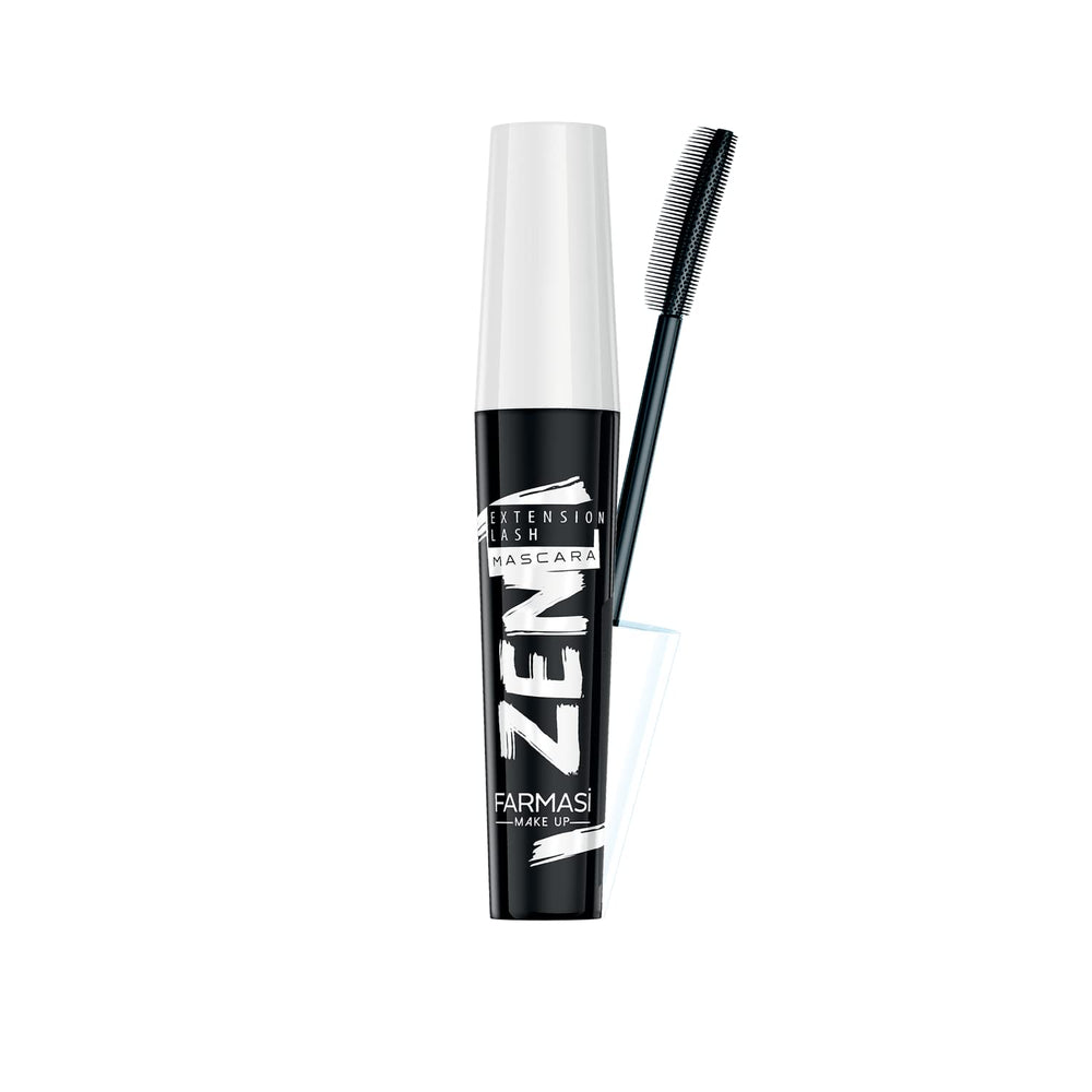 FARMASi Zen Extension Lash Mascara, brosse silicone, cils parfaitement séparés.