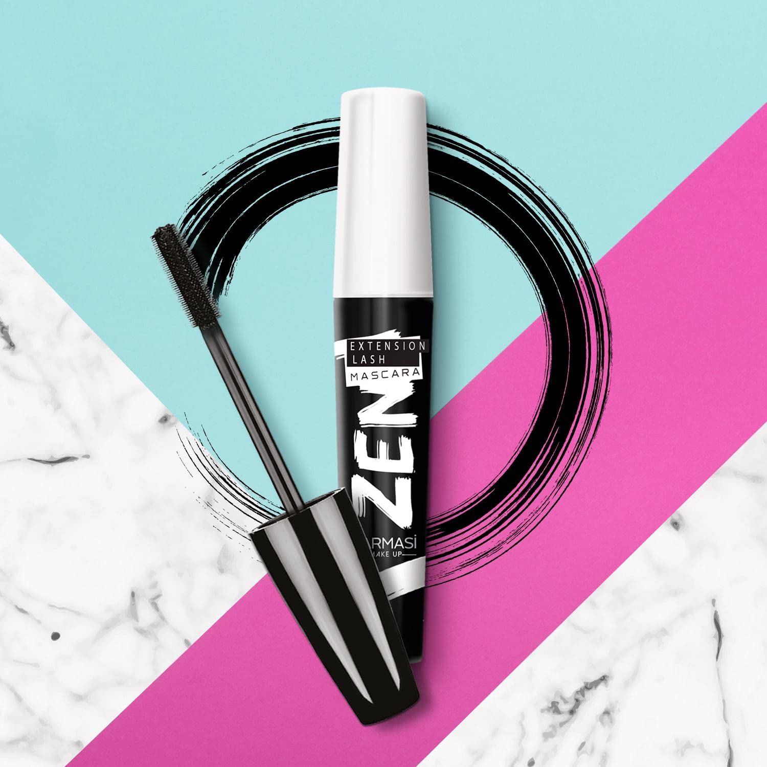 FARMASi Zen Extension Lash Mascara, définition sans paquets pour un regard net.
