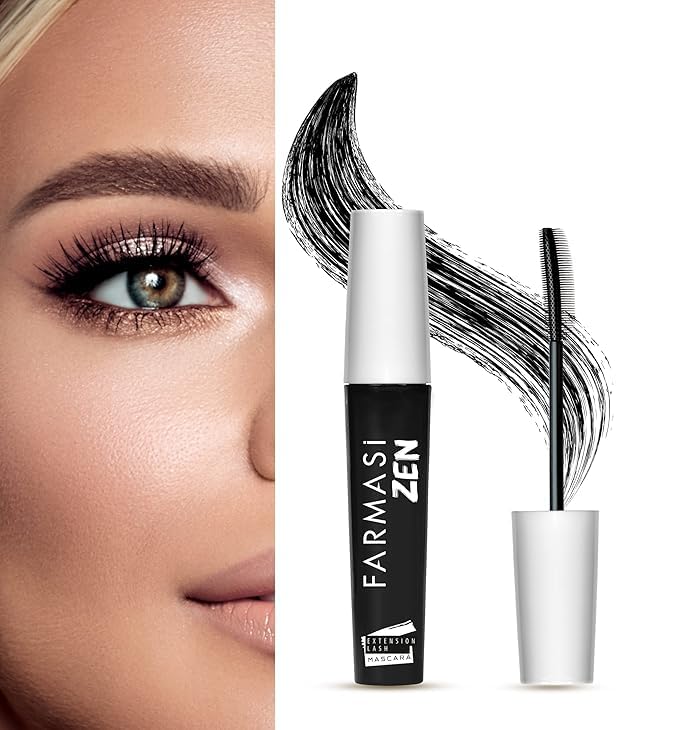 FARMASi Zen Extension Mascara – teinte Noir intense pour un regard marqué.
