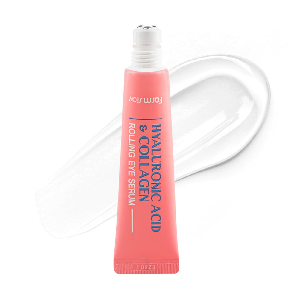 Farmstay Roll-On Oeil – bouteille pratique pour hydratation ciblée et fraîcheur instantanée.
