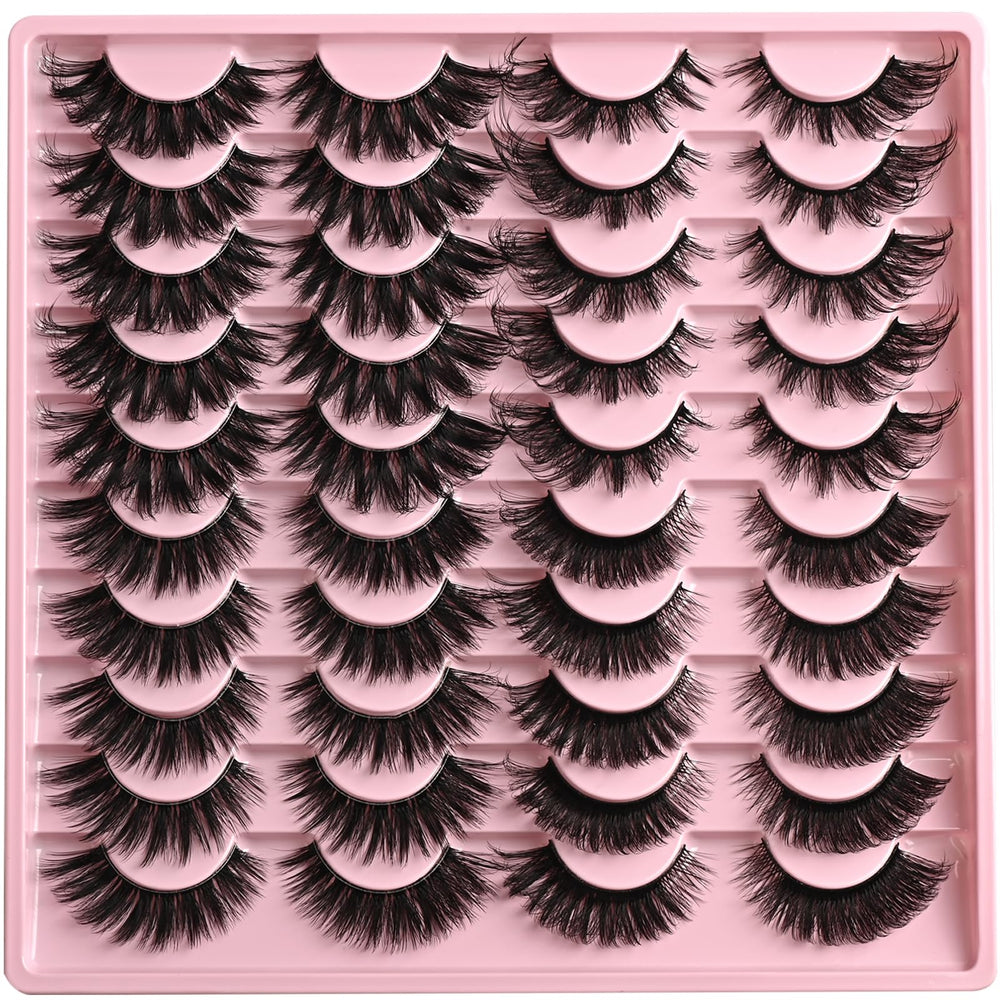 Cils FARRED, boîte de 20 paires pour varier les looks.