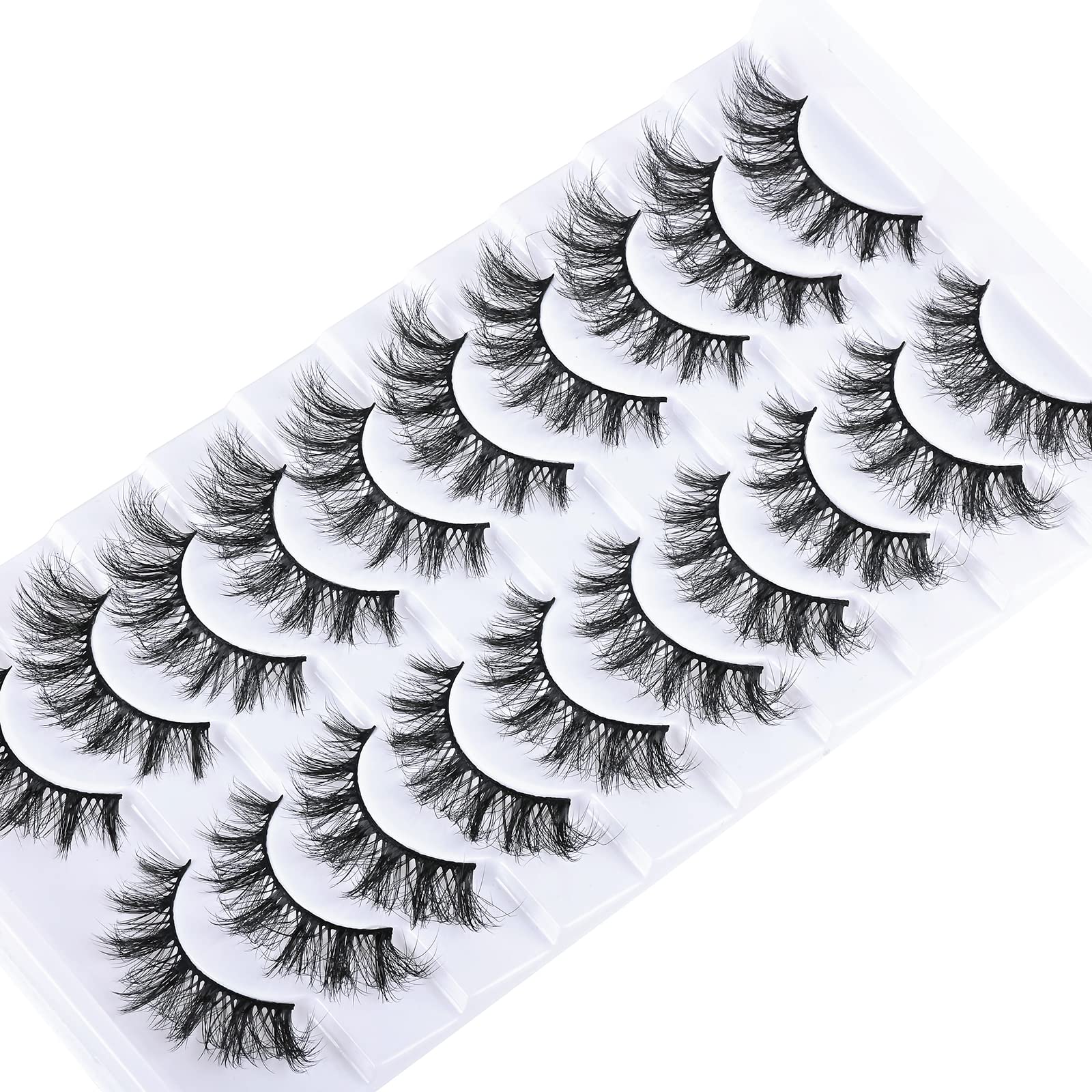 Cils FARRED, lot de 10 paires pour un remplacement pratique.