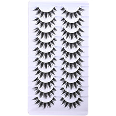 FARRED cils Manga – ensemble de 10 paires pour varier les styles.