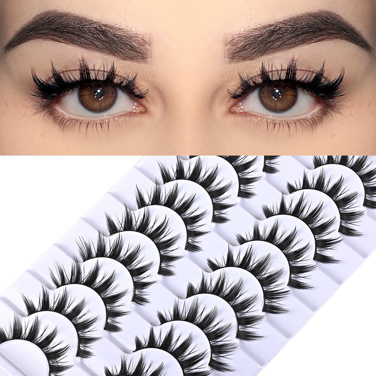 FARRED cils Manga – pics nets pour un regard animé saisissant.