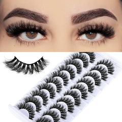 FARRED cils mink court et plume pour un regard naturel au quotidien.