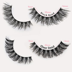 FARRED cils noirs avec bande noire pour une définition marquée