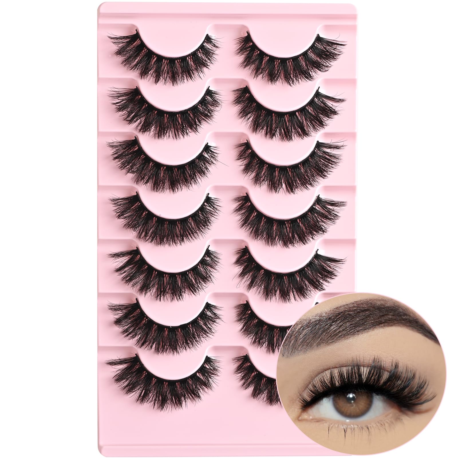 Cils FARRED Œil-de-chat 13 mm pour un regard ouvert et naturel.