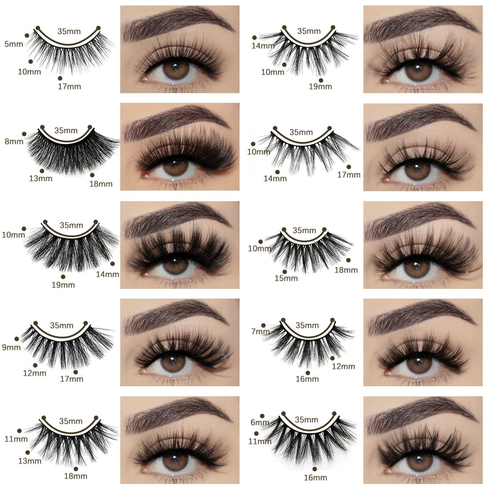 Cils FARRED volumineux 10-20 mm, aspect naturel et longue tenue.
