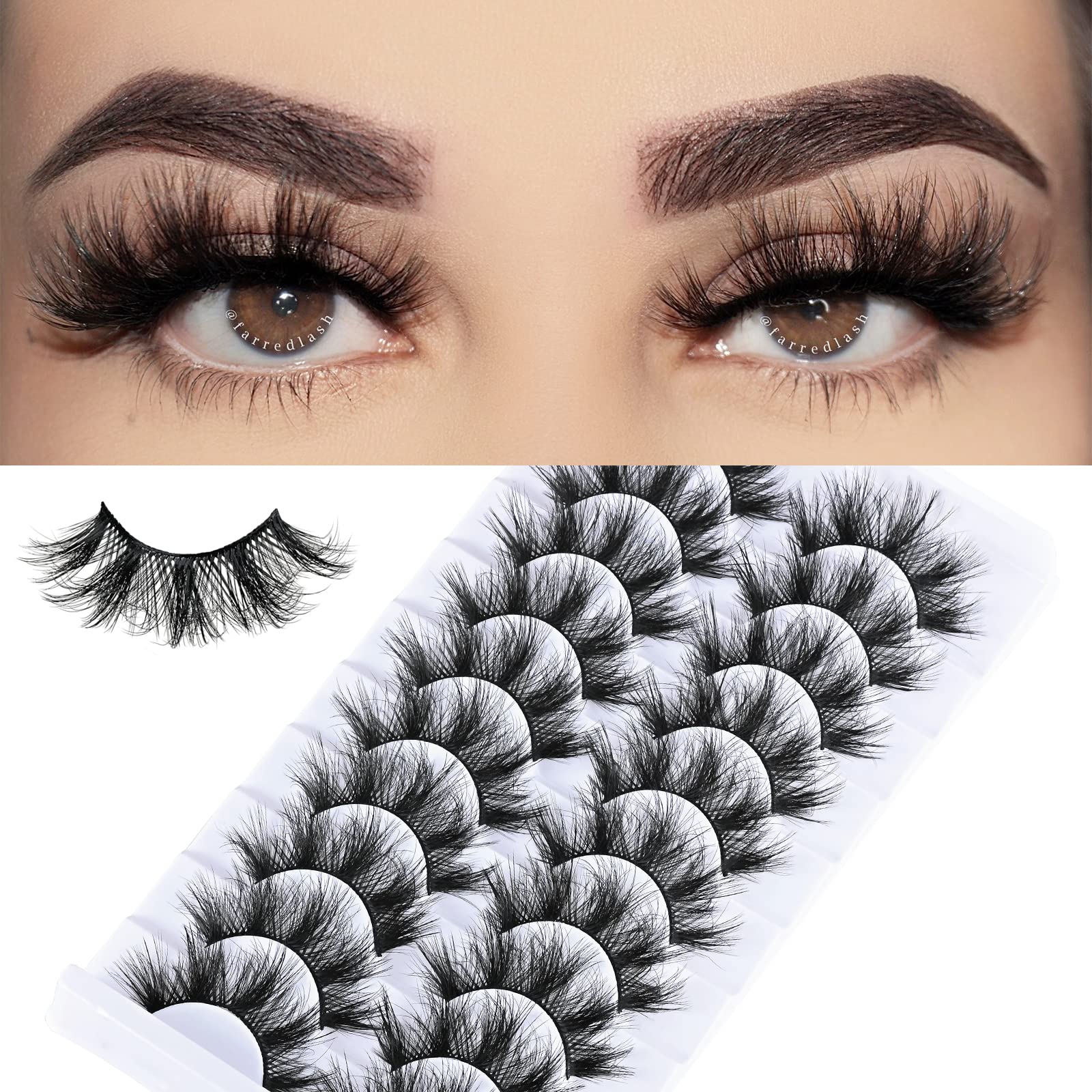 FARRED Wispy Lashes — regard poupée naturel pour le quotidien.