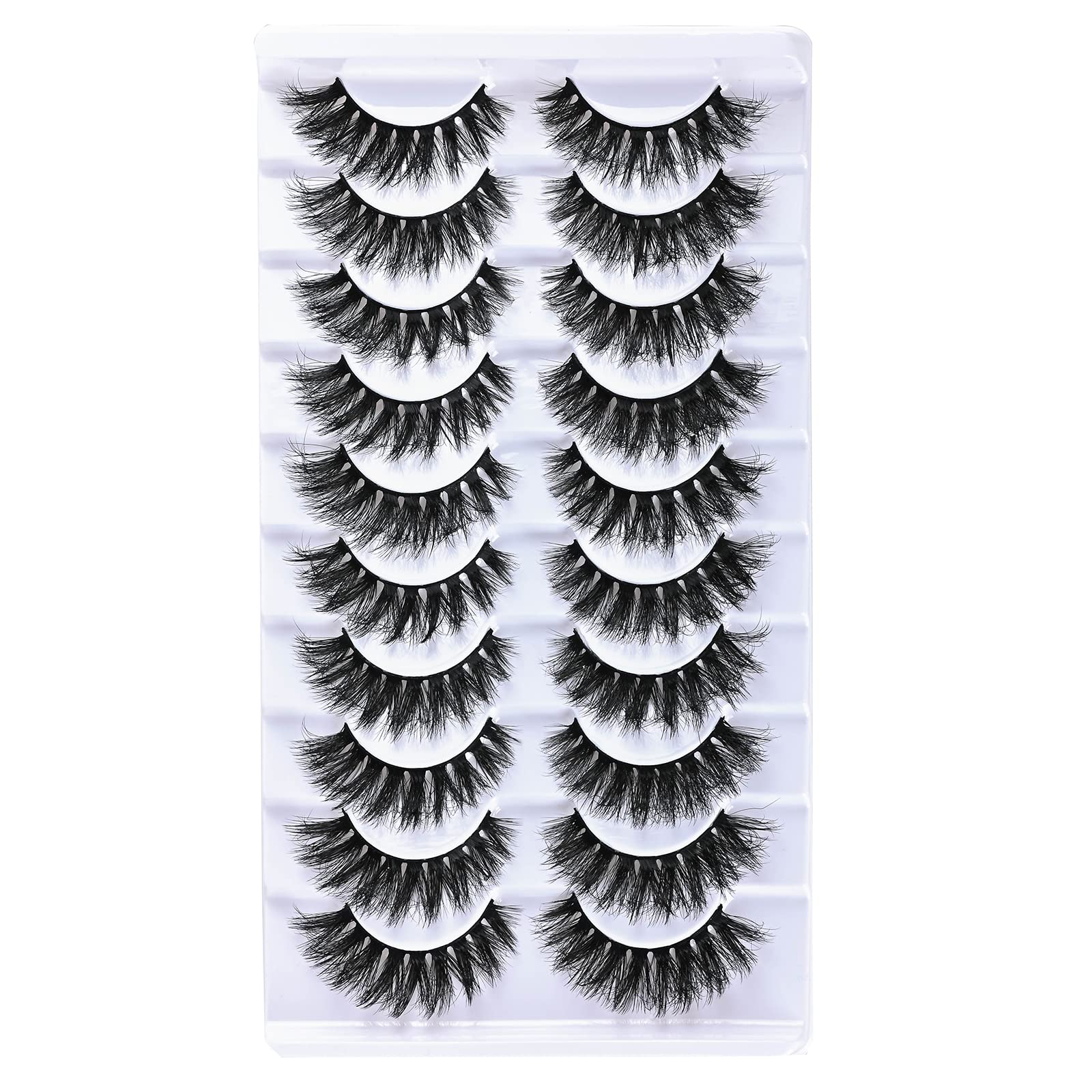 FARRED style plume: cils courts pour un look discret et élégant.