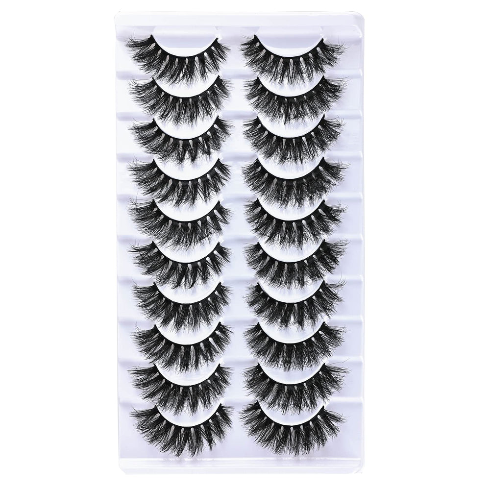 FARRED style plume: cils courts pour un look discret et élégant.