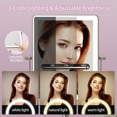 Miroir Fascinate double face 1x et 10x pour maquillage précis