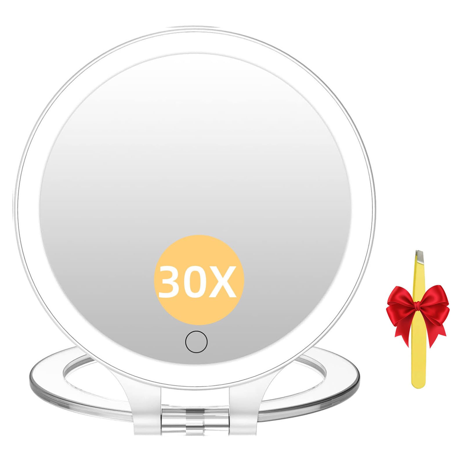 Miroir Fascinate, loupe 30x pour détails précis du maquillage