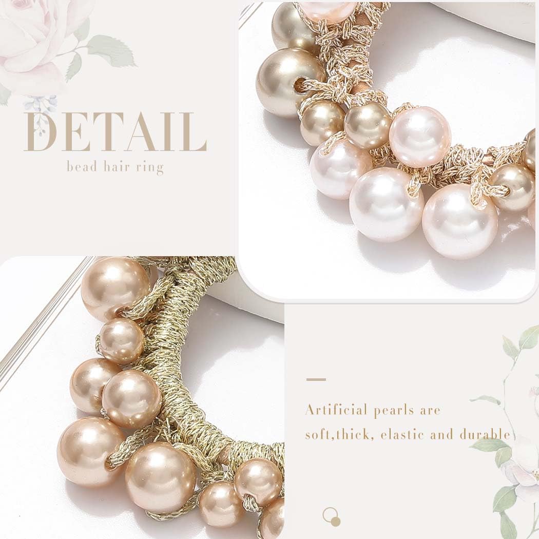 Fashey accessoire cheveux perles, démonstration porté, idéal pour fêtes ou travail.