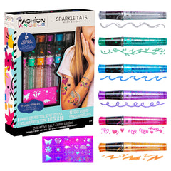 Fashion Angels Sparkle Tats stylo tatouage argenté pour motifs brillants sur la peau
