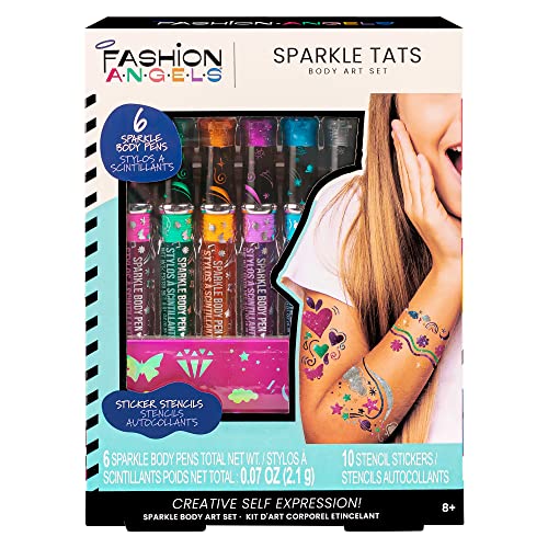 Fashion Angels Sparkle Tats stylo tatouage violet pour designs éclatants sur tout type de peau
