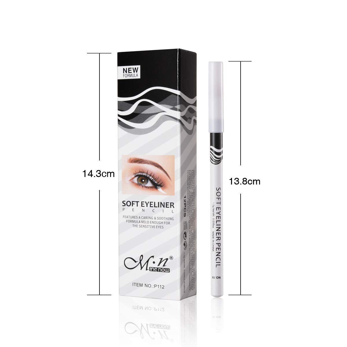 Fashionwu crayon yeux blanc – délimitation rapide et retouches propres.
