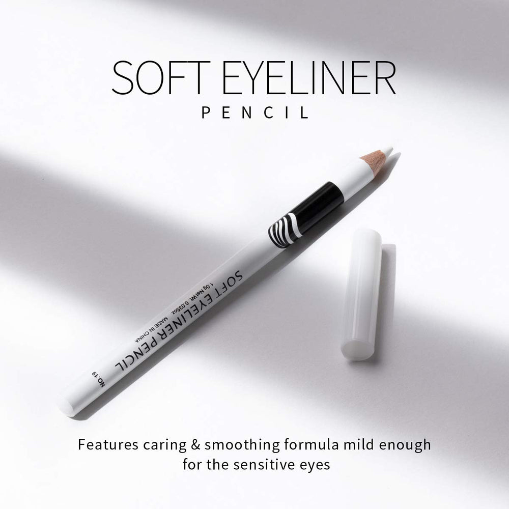 Fashionwu crayon yeux blanc – léger et compact, à emporter partout.