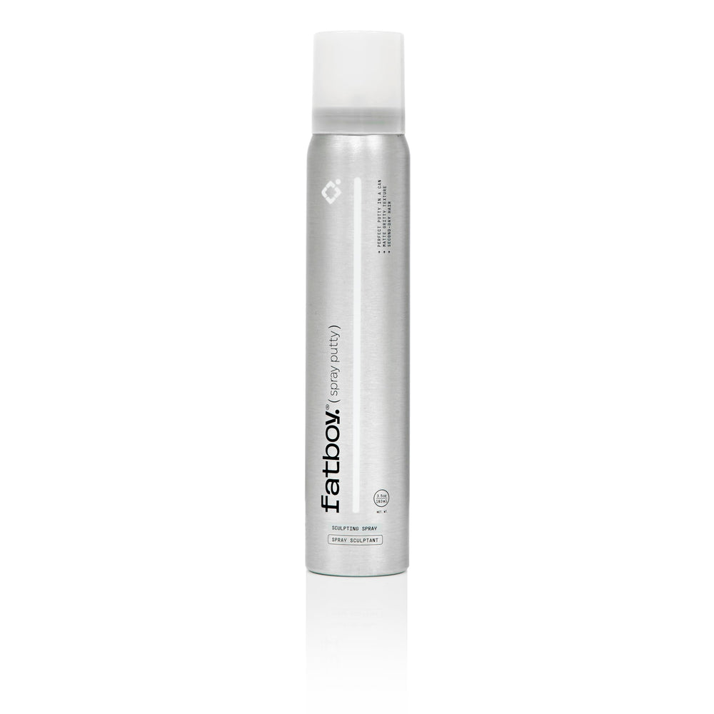 Fatboy Hair Spray Putty – Bouteille prête à créer du volume et de la texture.