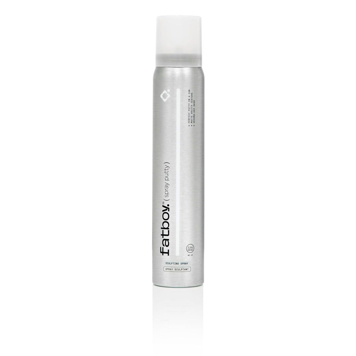 Fatboy Hair Spray Putty – Bouteille prête à créer du volume et de la texture.