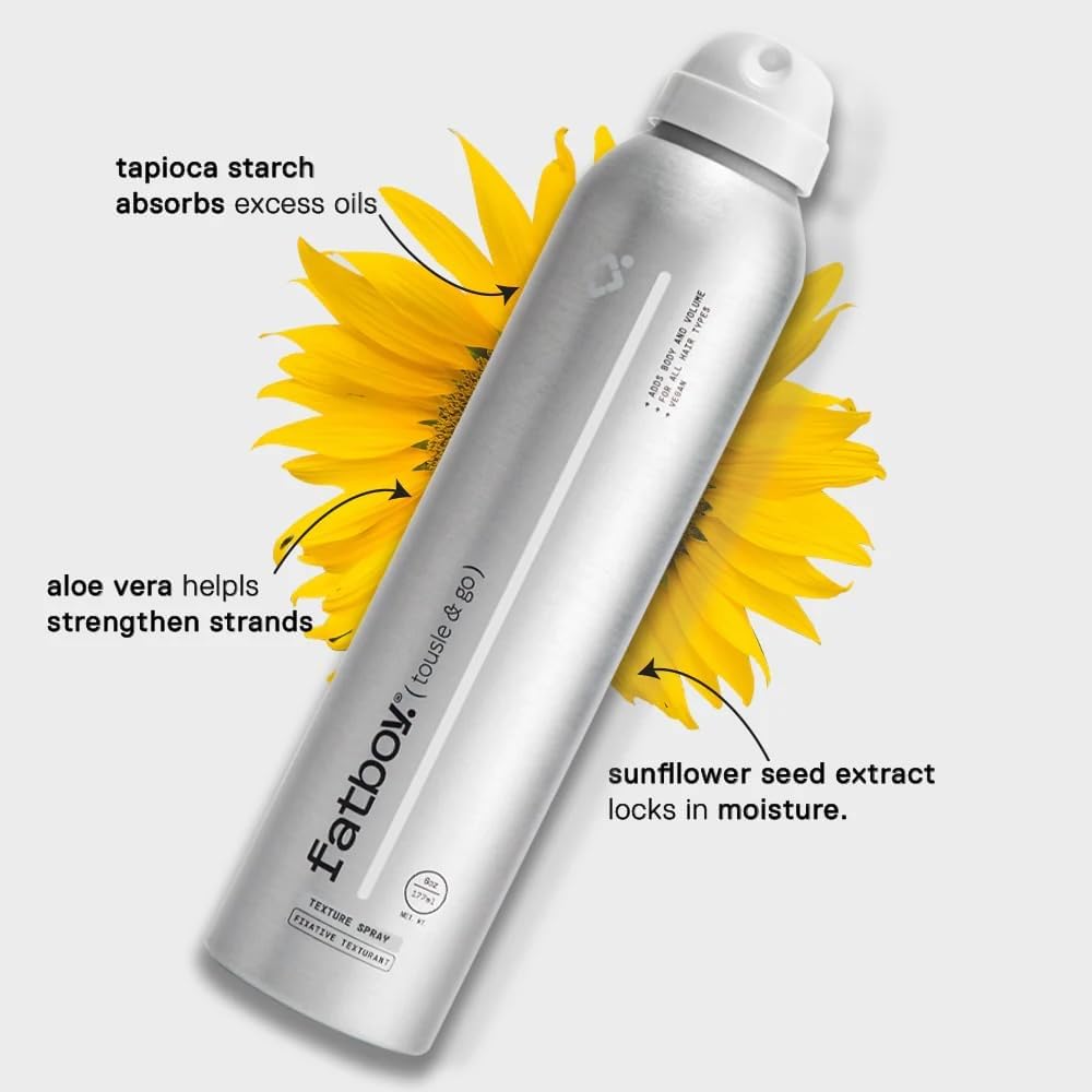 Fatboy Hair Tousle & Go – utilisation idéale sur cheveux humides.