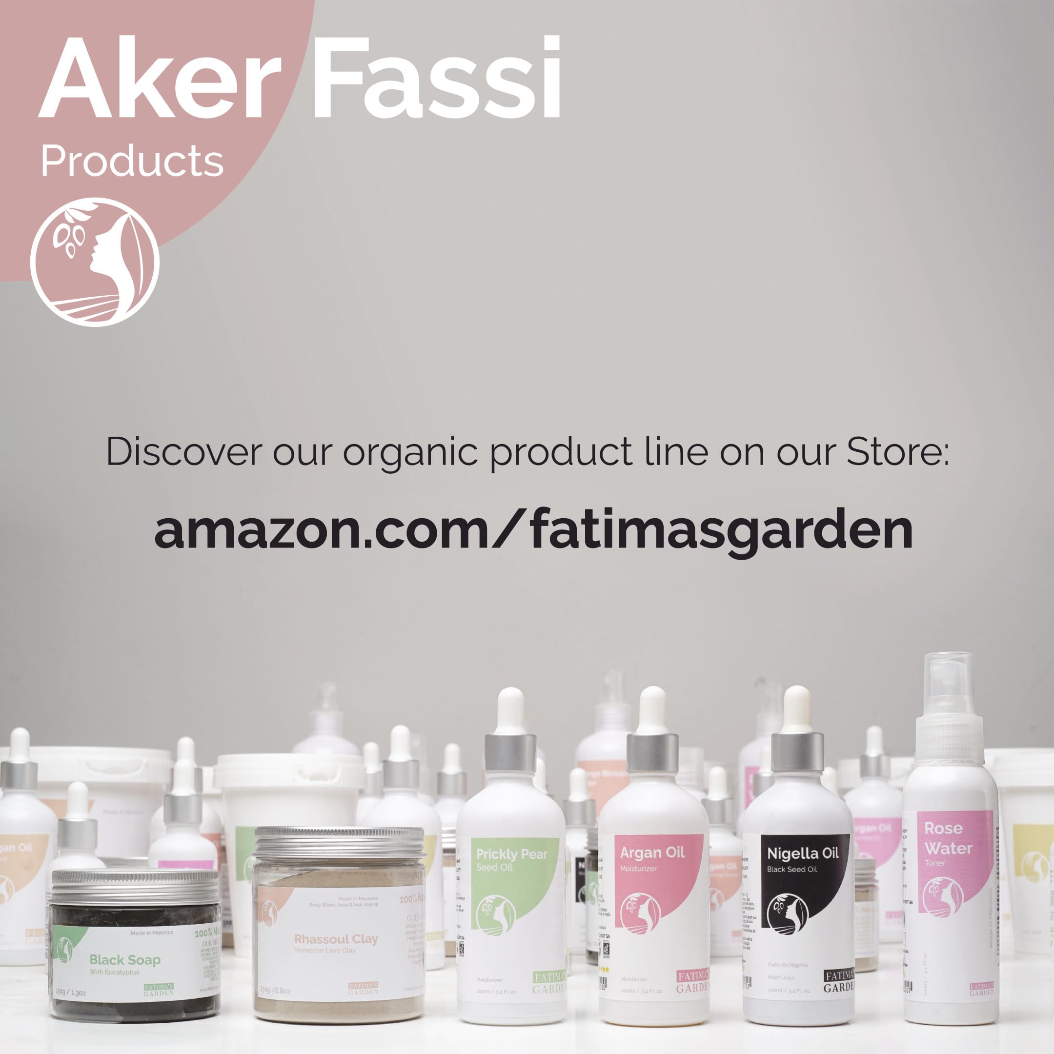 Fatima's Garden Poudre Aker Fassi: emballage pratique et éco-responsable.