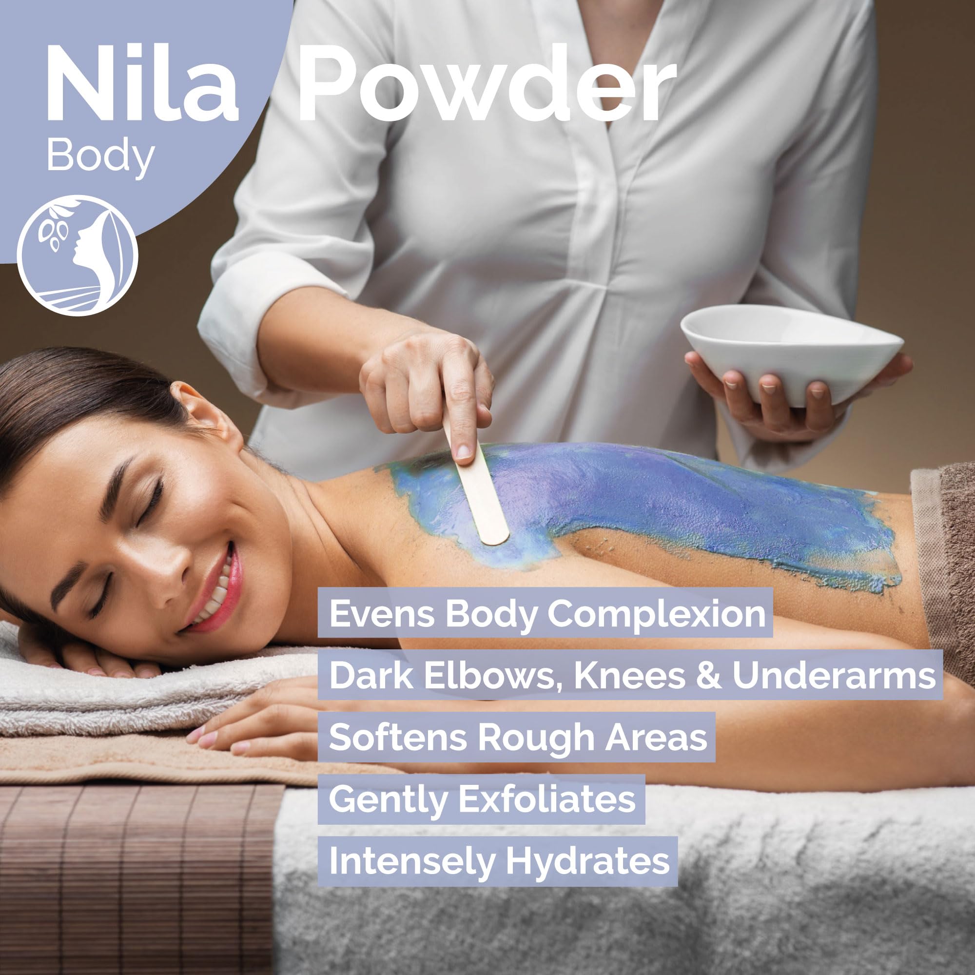 Poudre Nila pour cheveux Fatima's Garden, revitalise et nourrit.