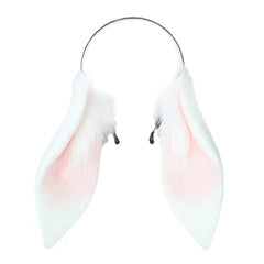 Faylay bandeau oreilles lapin en fourrure, confortable pour cosplay