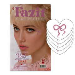 Patch arc-cupidon paillettes Fazit pour un fini scintillant sur le visage.
