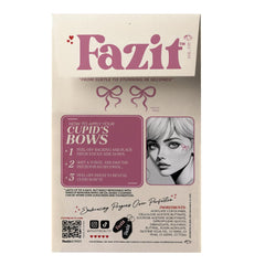 Patch arc-cupidon paillettes Fazit offrant une touche glamour durable.