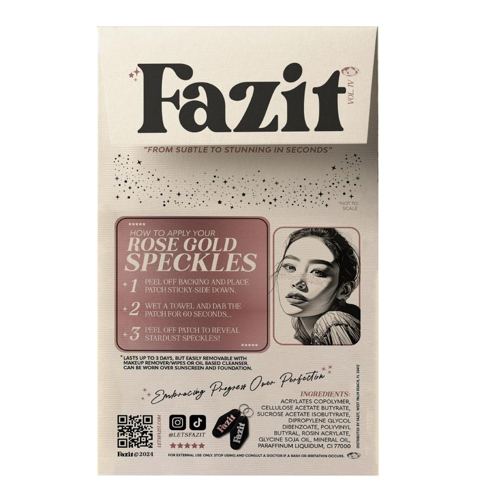 Paillettes rose doré Fazit pour un effet éclat durable et chic