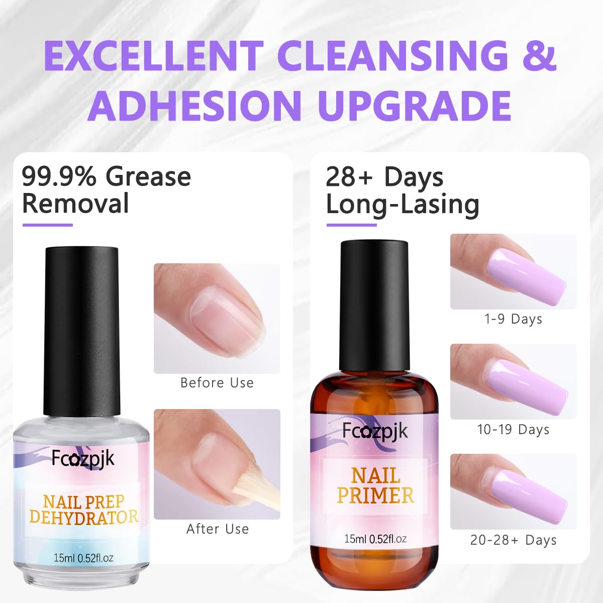 Fcozpjk base coat gel – adhésion renforcée et protection