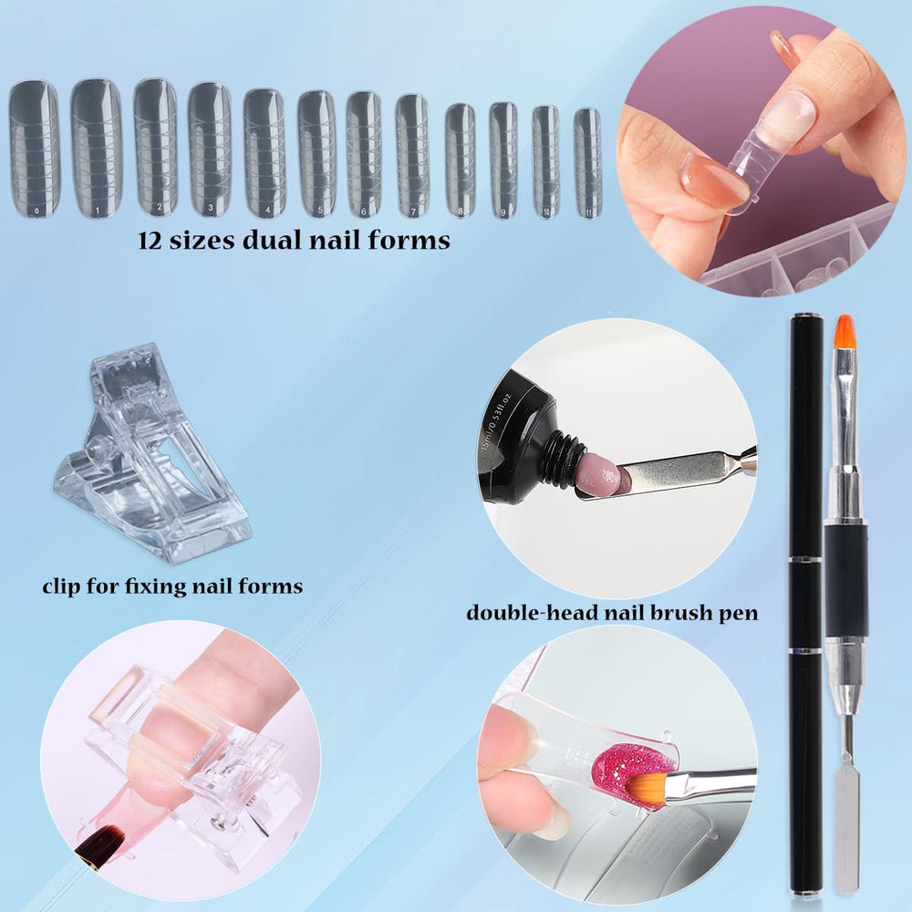 Clips transparents Fcozpjk assurant des extensions propres et fixées