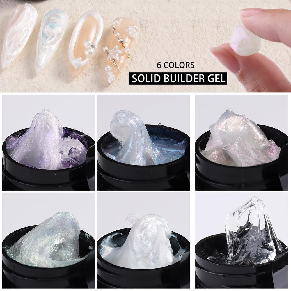 Gel-builder Fcozpjk violet iris é pour motifs 3D élégants.