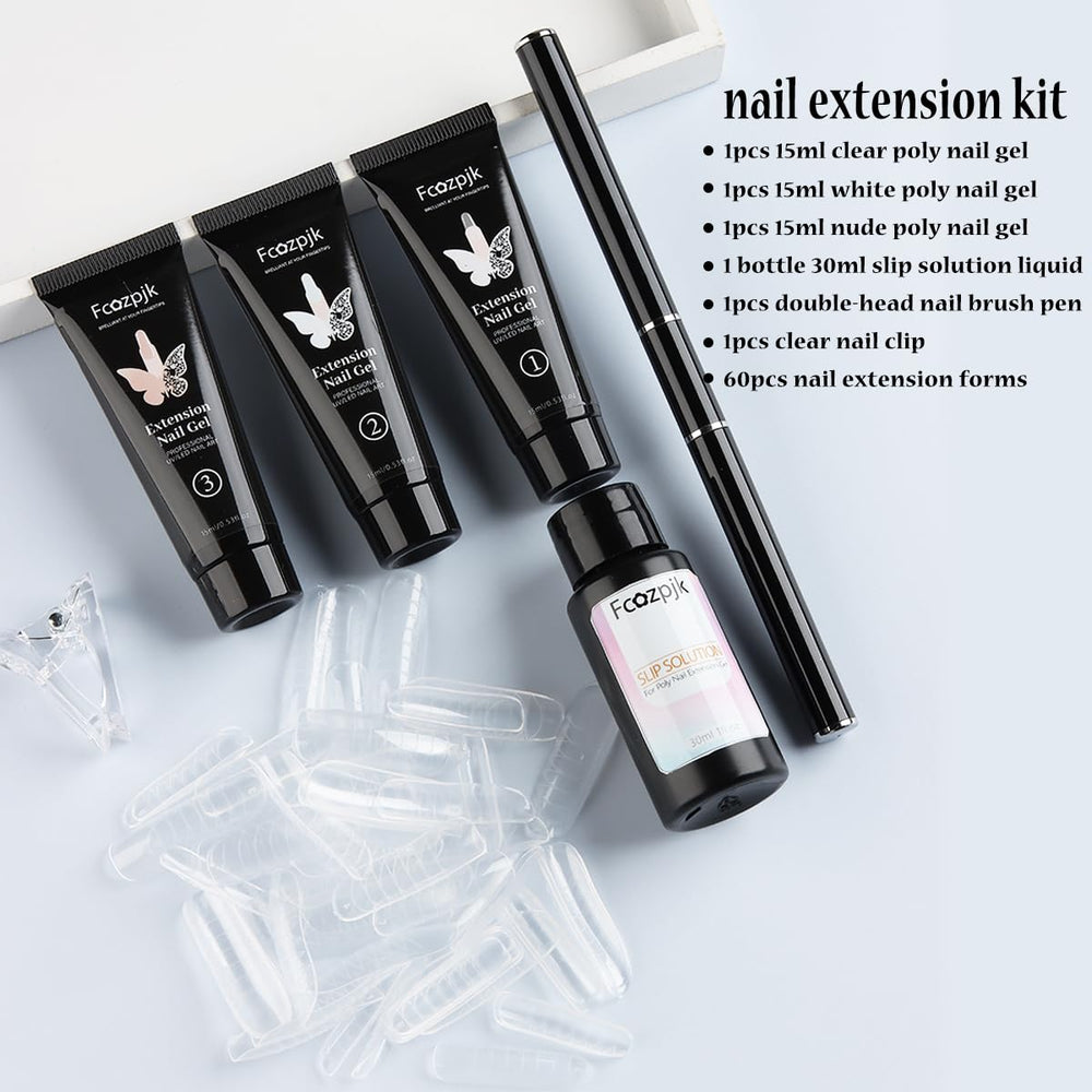 Gel extension blanc Fcozpjk pour un effet French discret