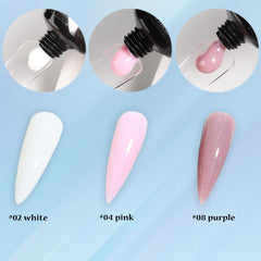 Gel poly Fcozpjk mauve pour fini subtil.