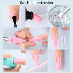 Fcozpjk poly gel glitter 1 for sparkling ombre accents