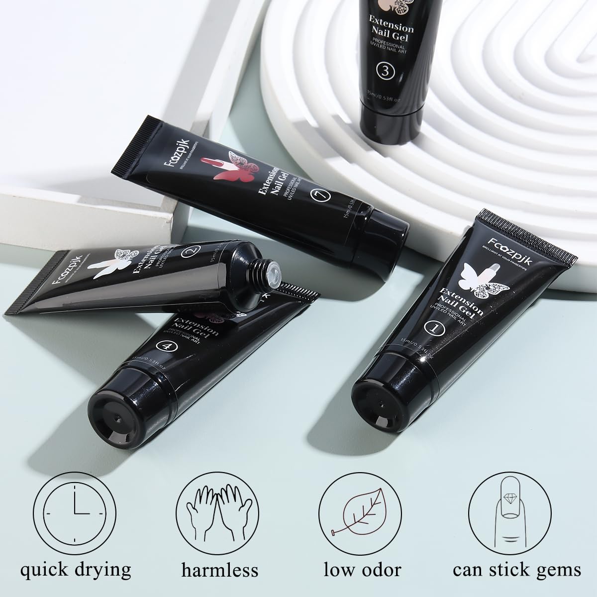 Fcozpjk poly gel glitter 2 adds festive shimmer