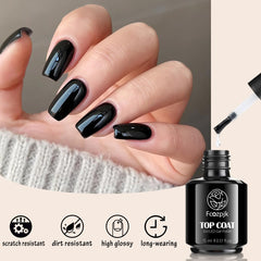 Fcozpjk top coat sans essuyage – fini brillant et durable