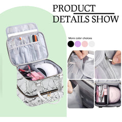 FCQQYWZ Design double couche, éponge amovible pour accessoires manucure.