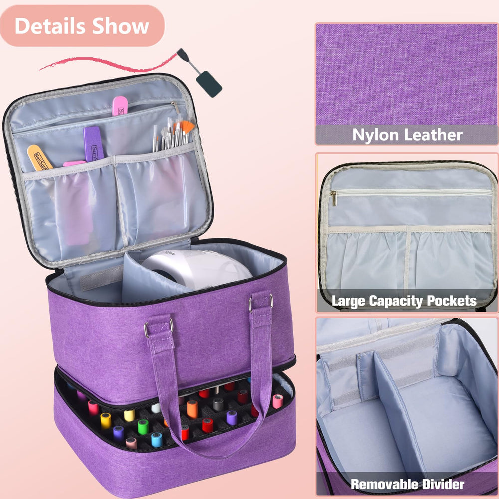 FCQQYWZ Double couche: intérieur amovible pour une organisation modulable.