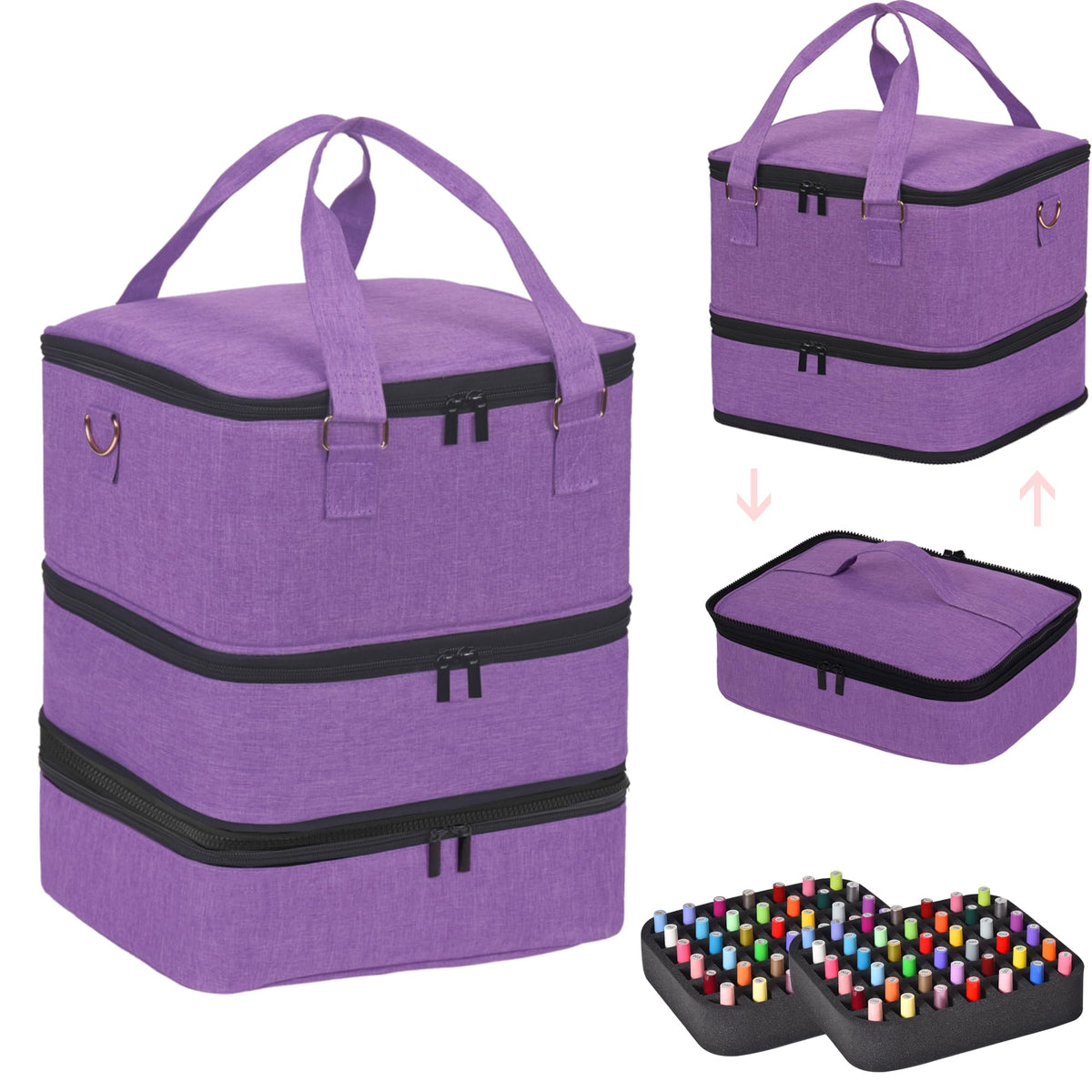 FCQQYWZ grand organisateur vernis-ongles, vue avant, rangement spacieux pour bouteilles et outils.