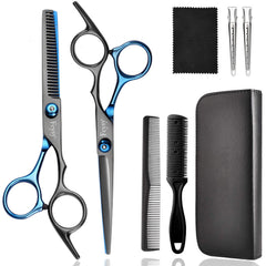 Fcysy ciseaux cheveux 6 pouces, ensemble professionnel pour coupes nettes et rapides.