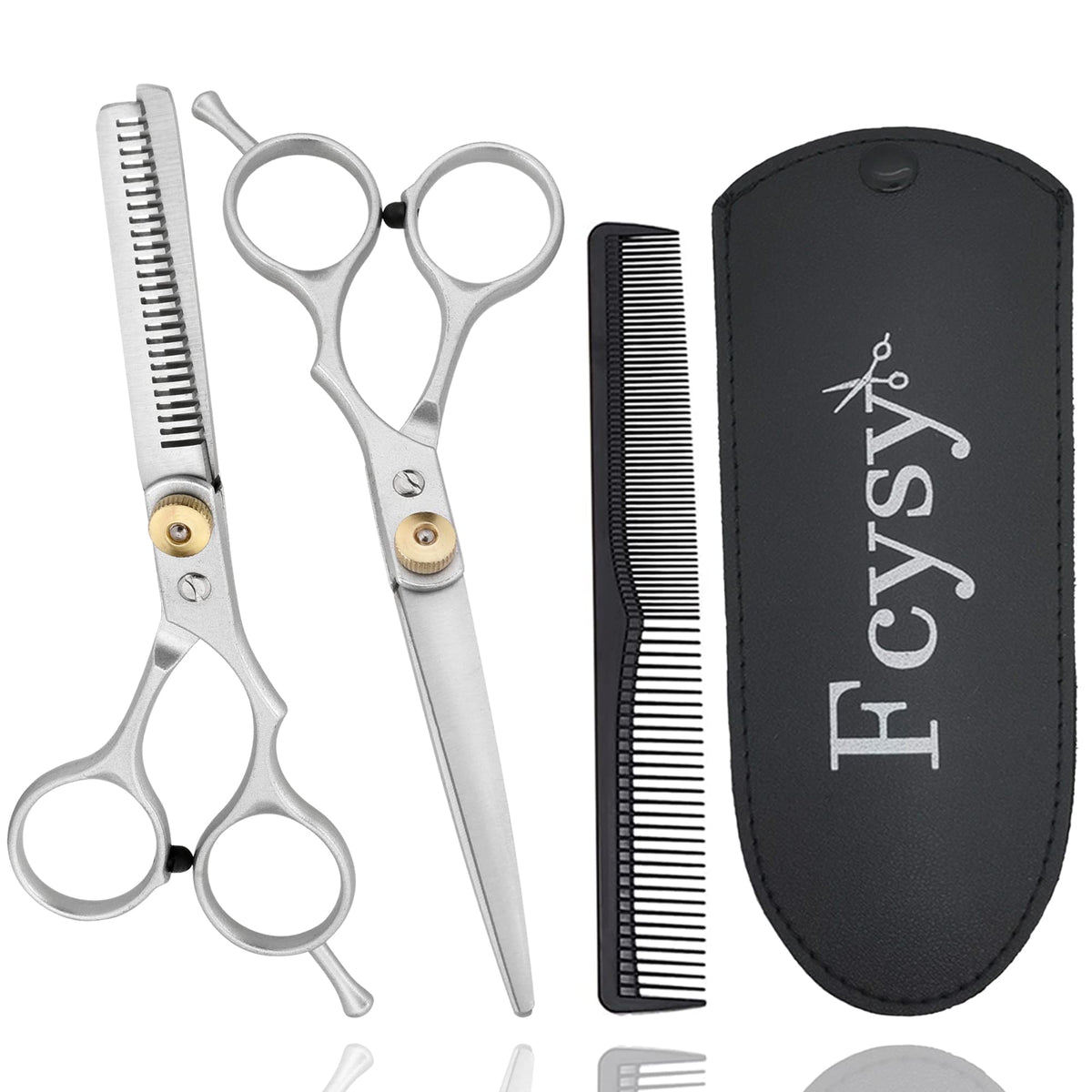 Ciseaux Fcysy de coiffure 6 pouces, lame précise pour coupures nettes.