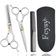Ciseaux Fcysy de coiffure 6 pouces, lame précise pour coupures nettes.
