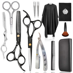 Fcysy ciseaux coiffure kit complet pour des coupes nettes et précises