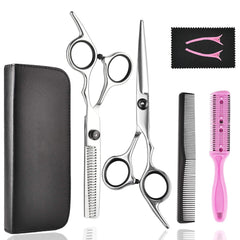 Fcysy ciseaux de coupe professionnels avec kit complet pour des coupes nettes