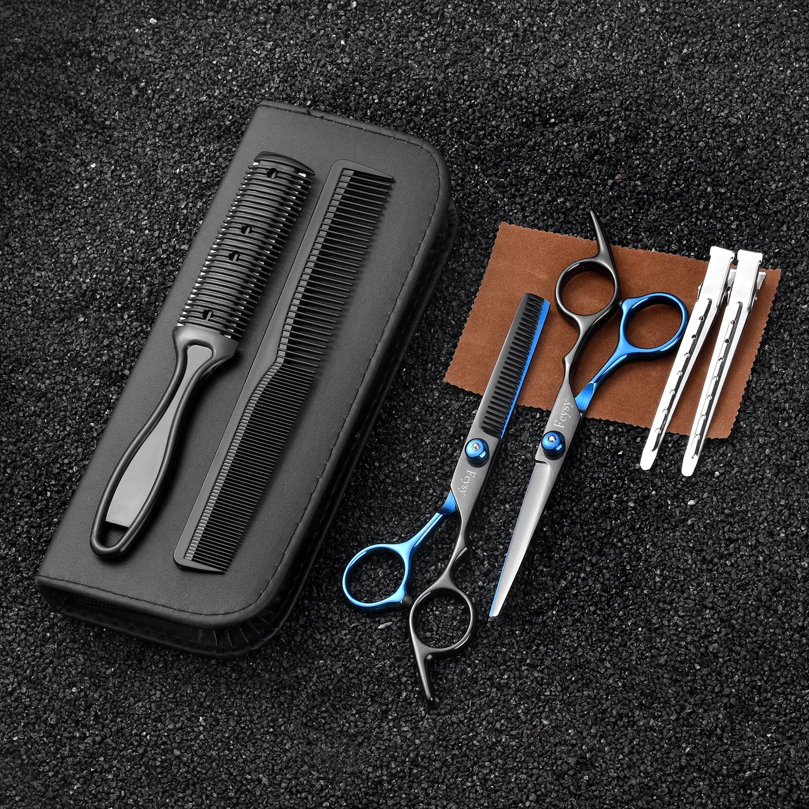 Fcysy étui PU, rangement sûr pour le kit cheveux.