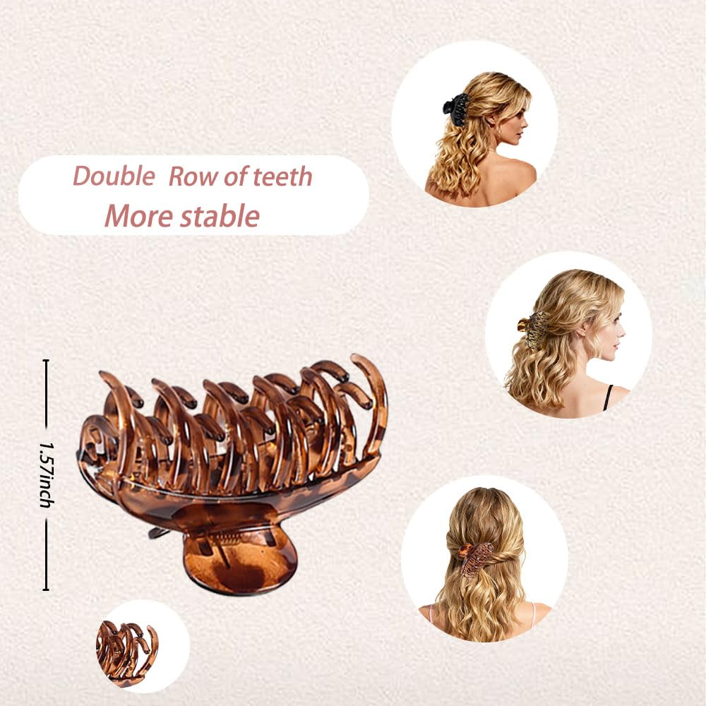 FEADIR pince-cheveux écaille de tortue, maintien sûr et durable